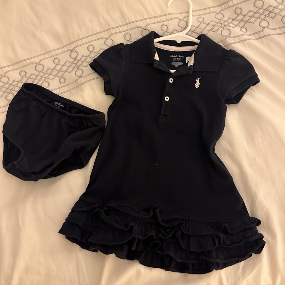 Ralph Lauren Navy Blue Polo Dress